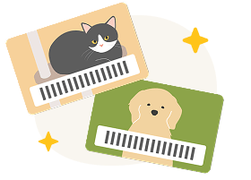 うちの子専用会員証のイラスト